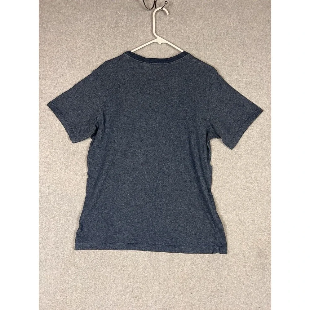 Nike Dri Fit Men's Large Blue Crew Neck Short Sleeve Workout Gym Tee